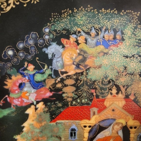 Vintage Lukomorya Russian Legends Bradford Exchange 1988 Plate #60-V25-1.2 - Picture 4 of 8